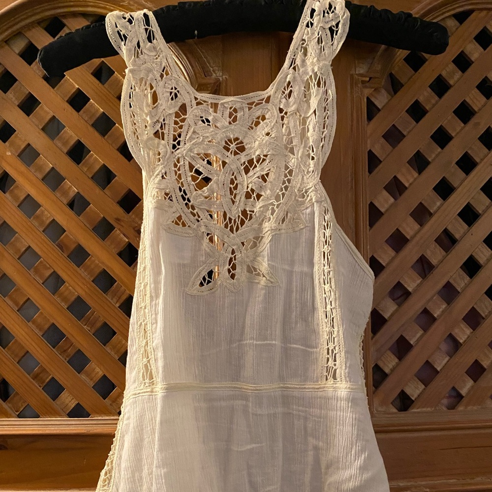 Free people white vest